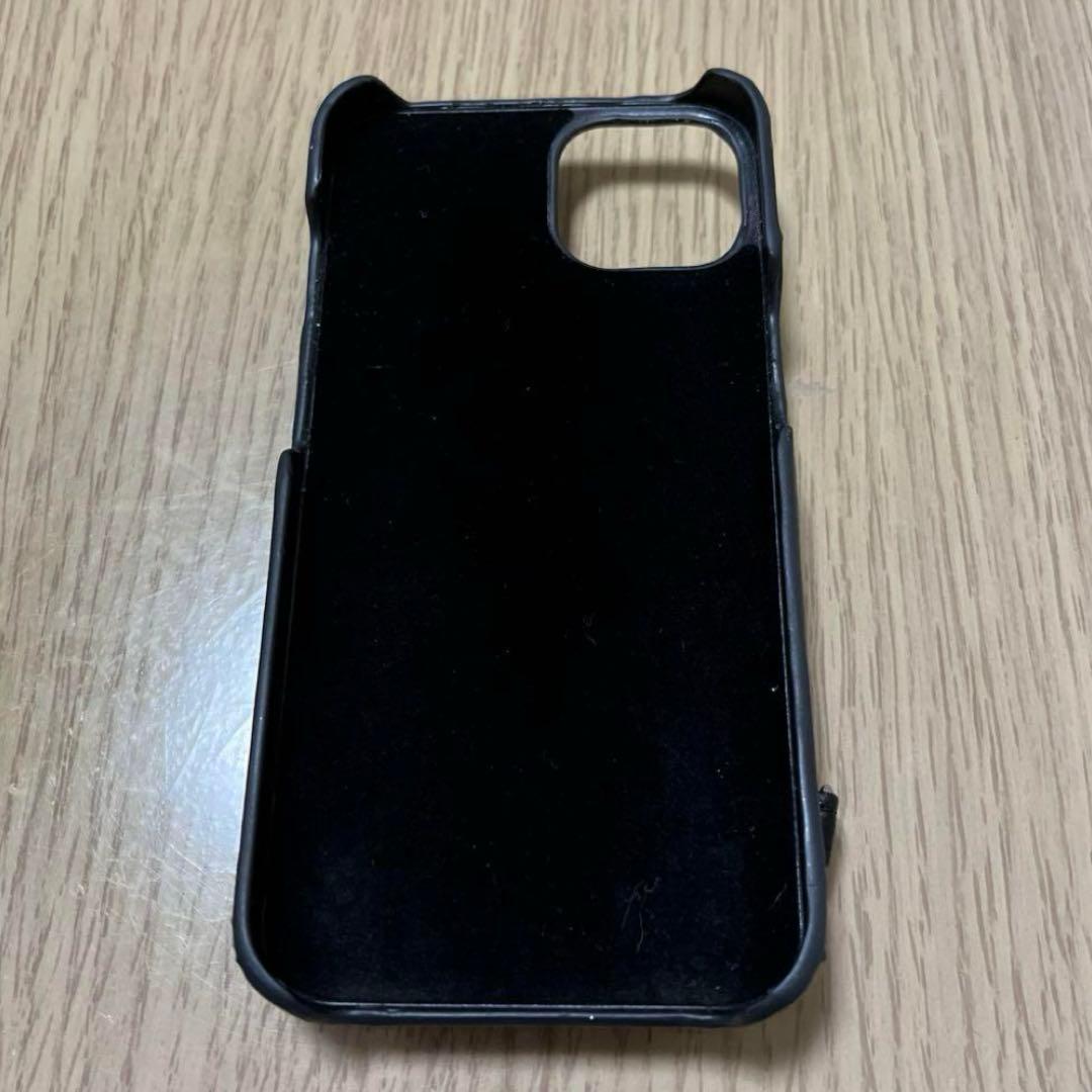 Pium ブラック キルティングスマホケース iPhone13
