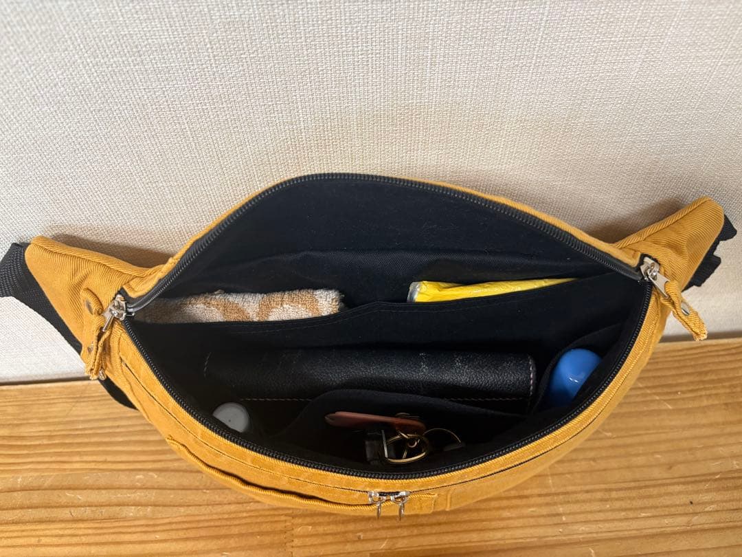 ハンドメイド　デニムリメイク　ウエストポーチ　ボディバッグ　お揃い　セット