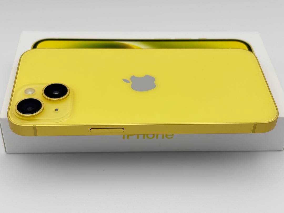【美品】iphone14 128GB イエロー SIMフリー 元箱付き