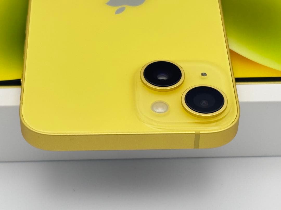 【美品】iphone14 128GB イエロー SIMフリー 元箱付き