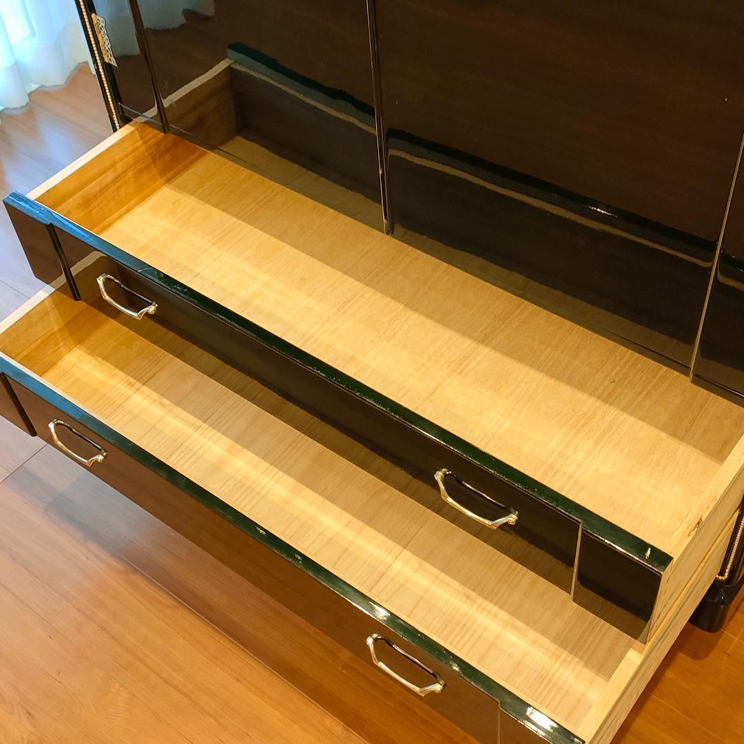 〈希少〉フランスミラー　キャビネット　クローゼット　引出し　鏡付き