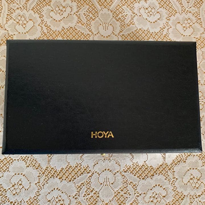 HOYA 花瓶 カッティングクリスタル 高さ20cmフラワーベース