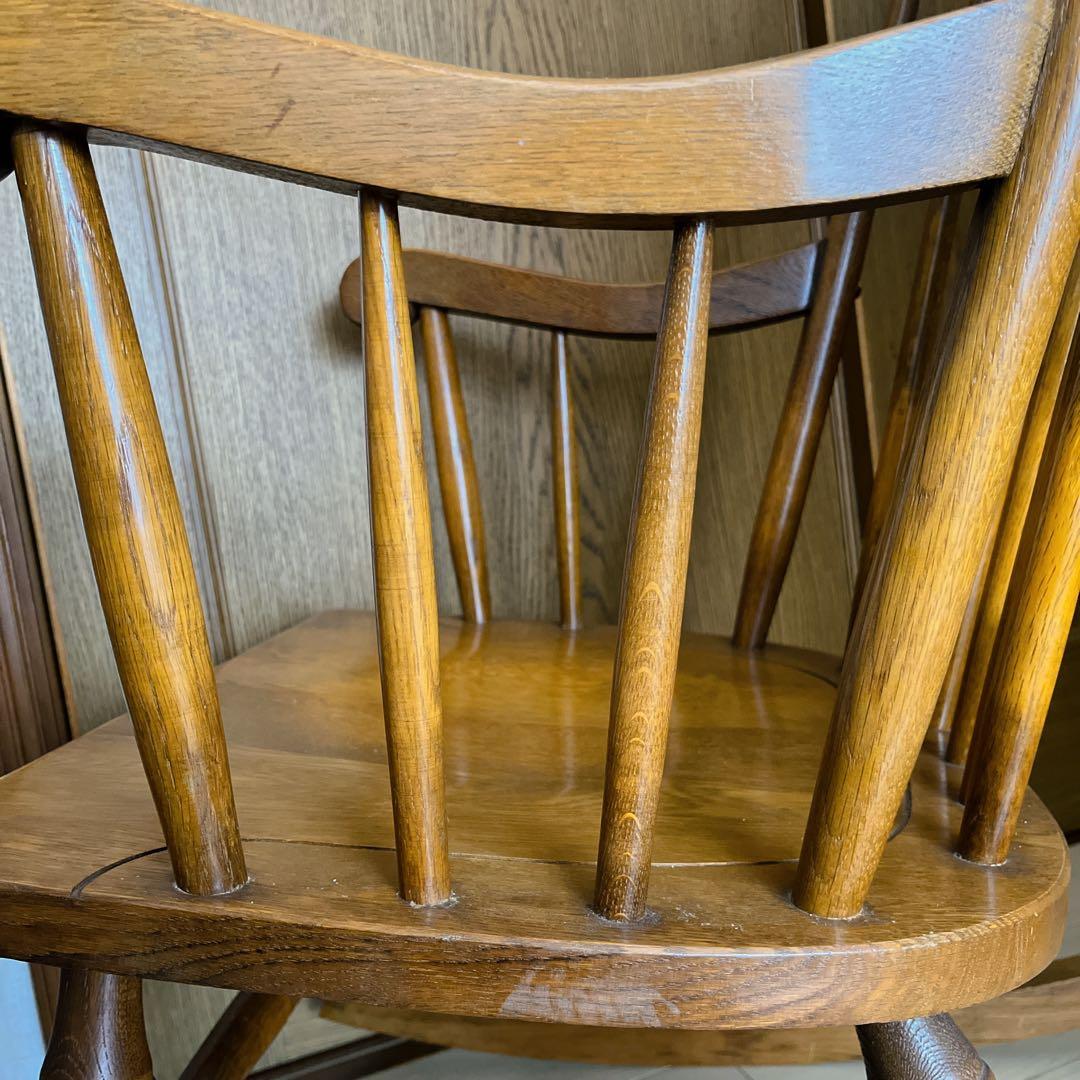 KASHIWA 柏木工飛騨産業 ヴィンテージ木製ロッキングチェア　昭和レトロ