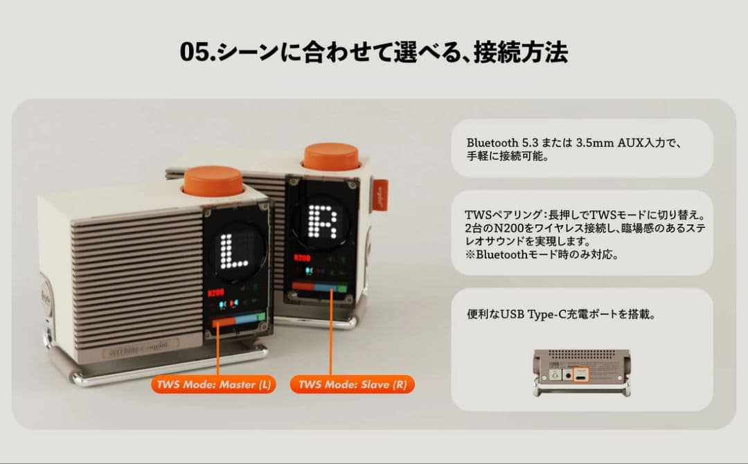 SYTREN N200 bluetoothスピーカー