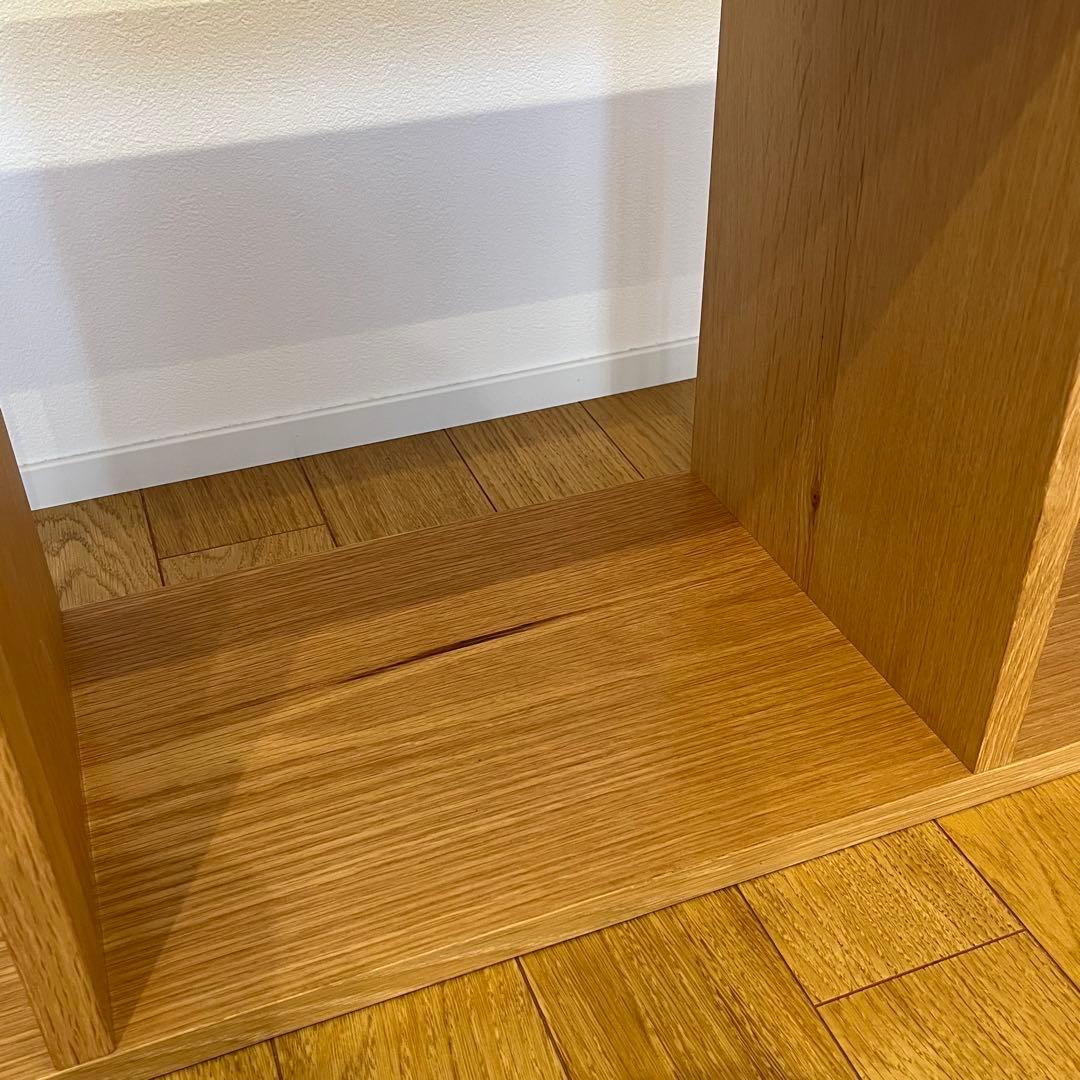 【お値下げ不可】無印良品　スタッキングシェルフ　5段　オーク材