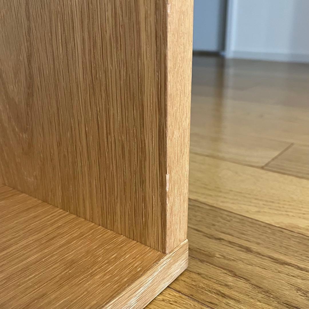 【お値下げ不可】無印良品　スタッキングシェルフ　5段　オーク材