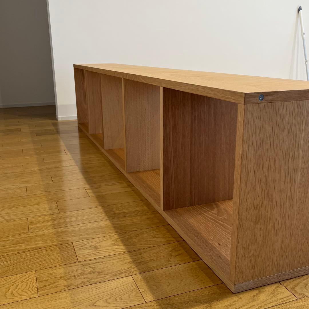 【お値下げ不可】無印良品　スタッキングシェルフ　5段　オーク材