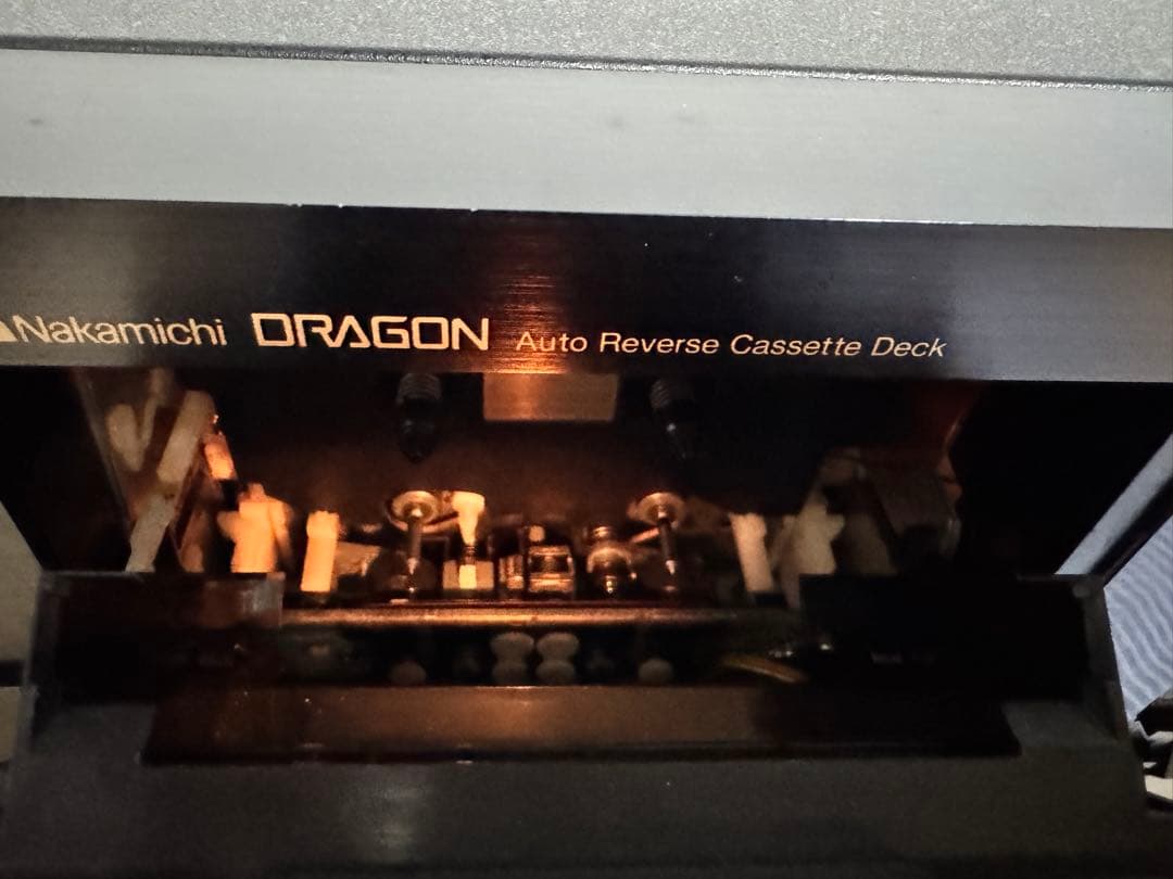 メンテナンス修理済ナカミチドラゴンカセットデッキ 希少カセットテープ165本
