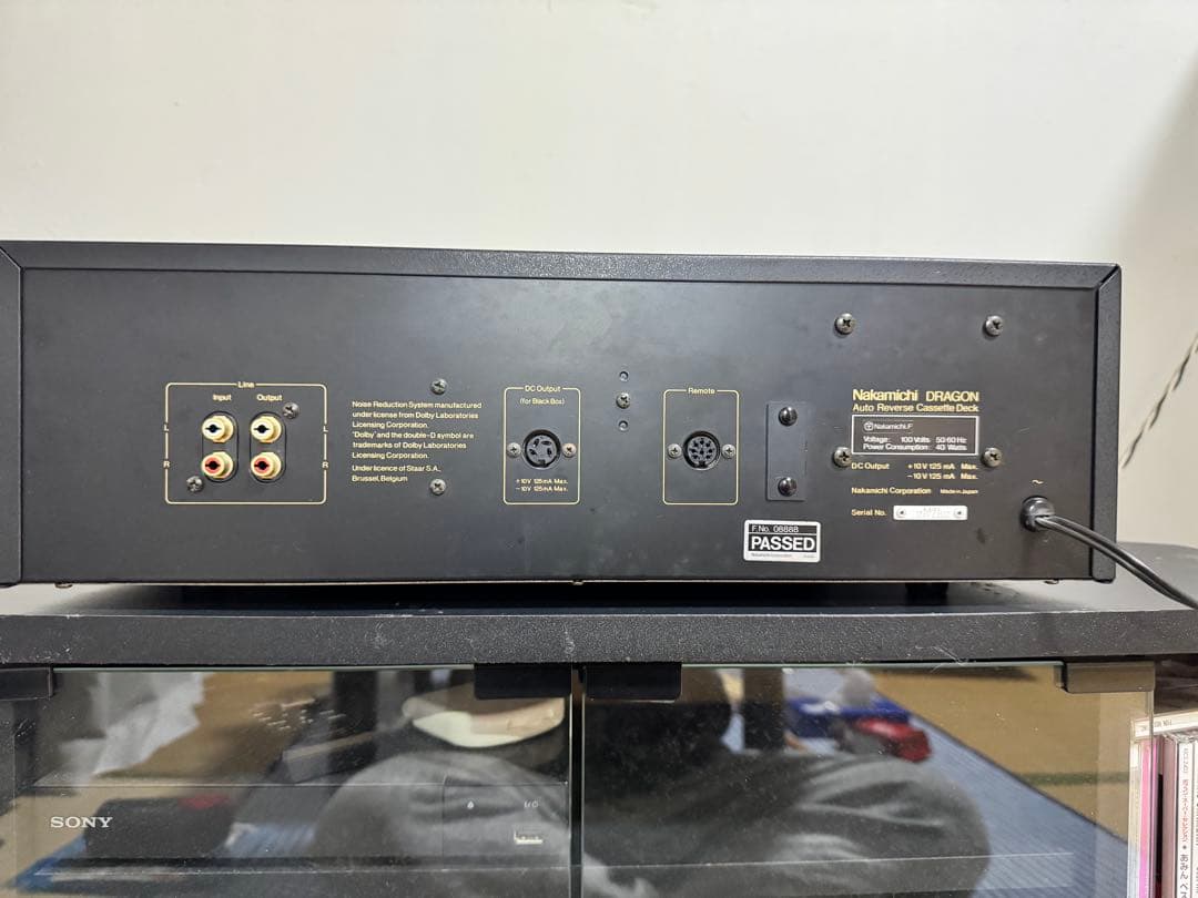 メンテナンス修理済ナカミチドラゴンカセットデッキ 希少カセットテープ165本