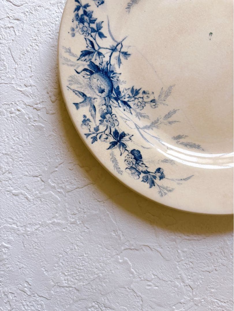 フランスアンティーク　Creil et Montereau デザート皿