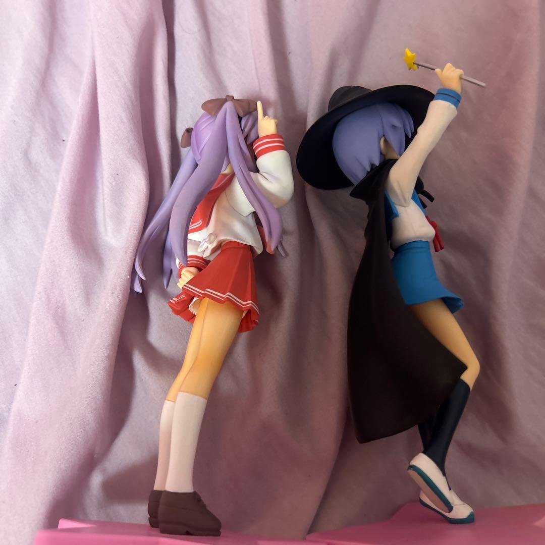 らき☆すた フィギュア 柊かがみ 柊つかさ 平成 萌え コスプレ 制服 箱無し