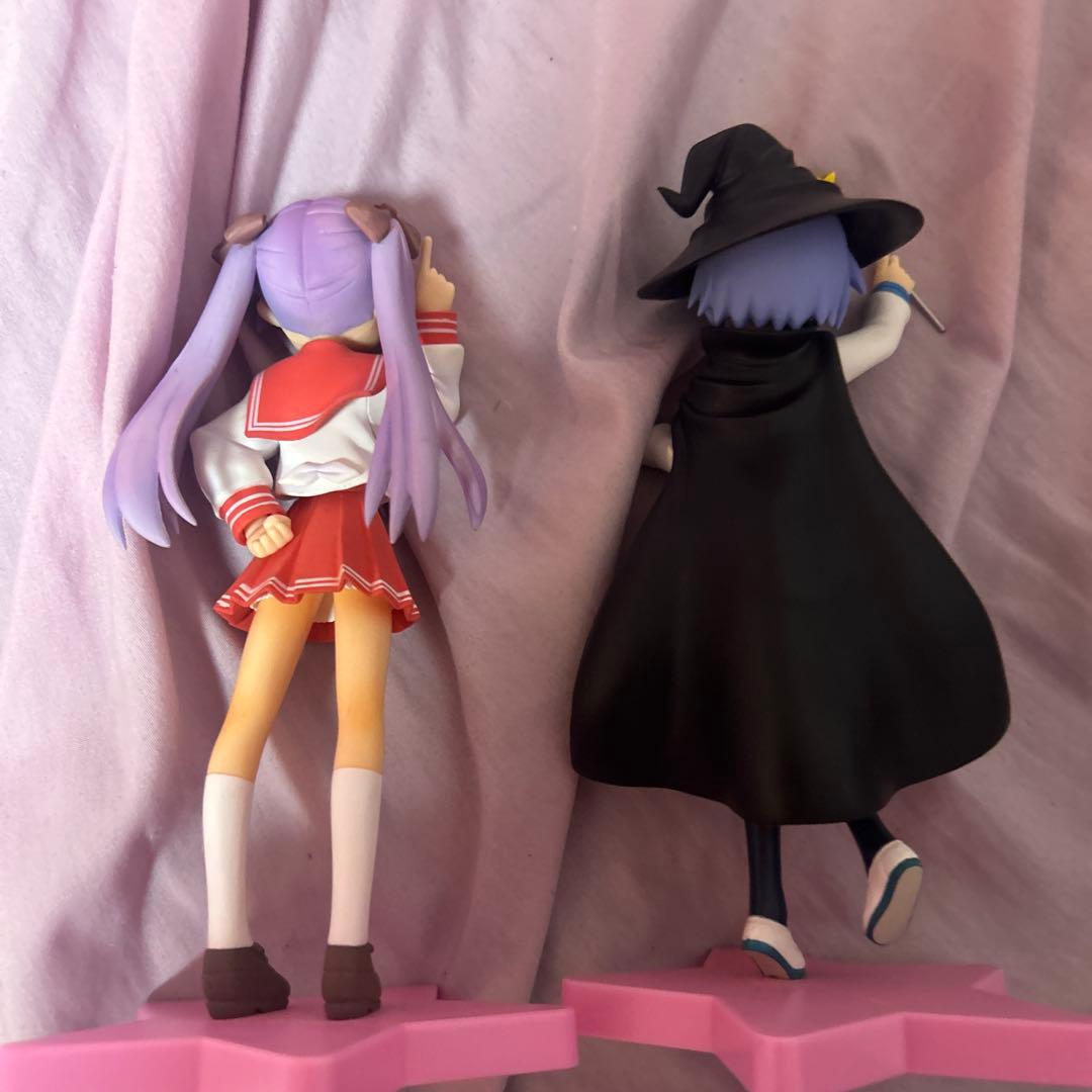 らき☆すた フィギュア 柊かがみ 柊つかさ 平成 萌え コスプレ 制服 箱無し