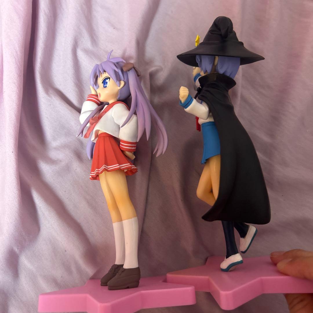 らき☆すた フィギュア 柊かがみ 柊つかさ 平成 萌え コスプレ 制服 箱無し