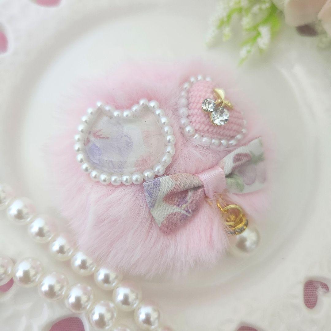 みっちゃん様コメント制♡ハンドメイド♡シンクオブミー猫ちゃんファーヘアゴム④