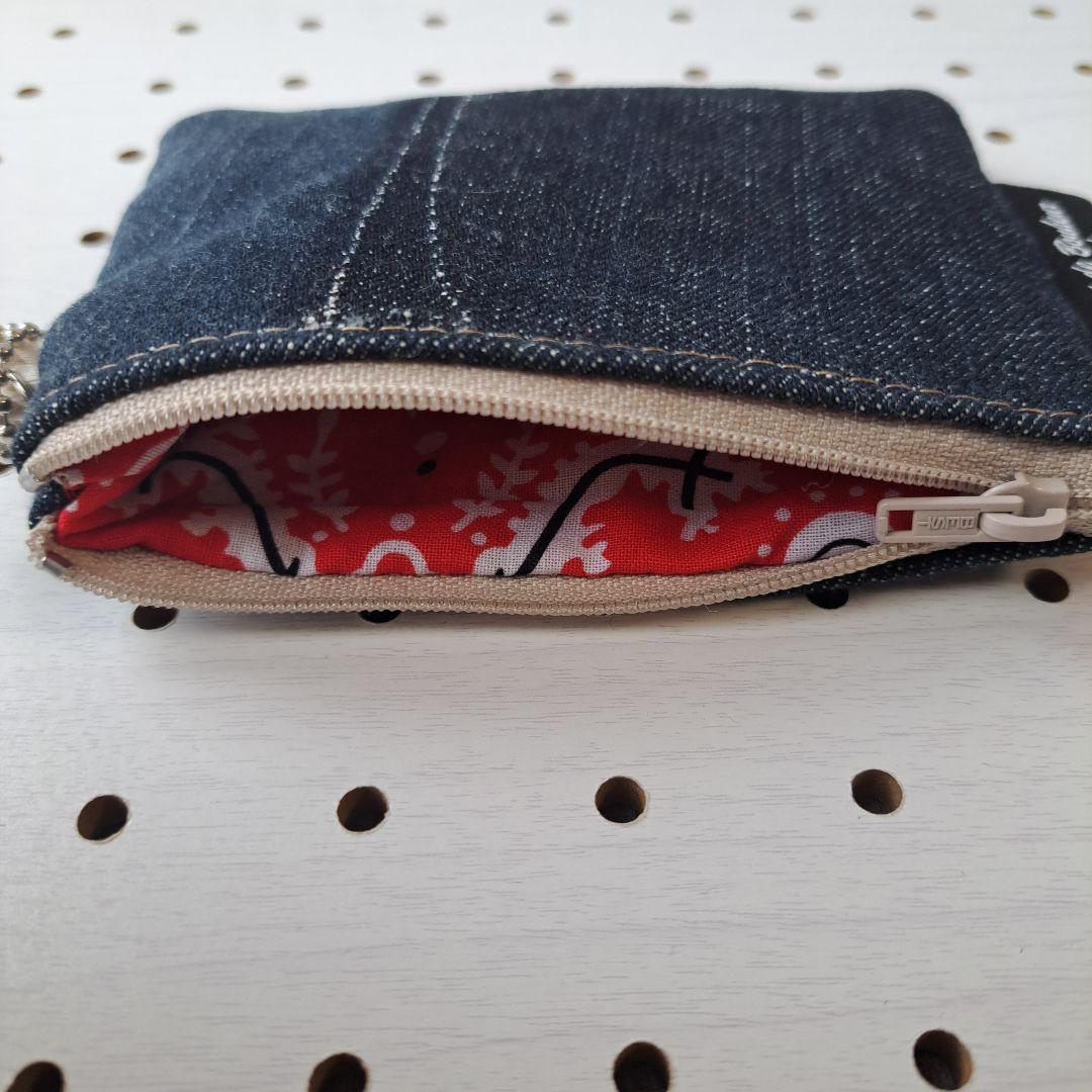 ニ*ぽ様 コヤンイサムチョン　リトルサンダー　デニムリメイクトートバッグ&ポーチ