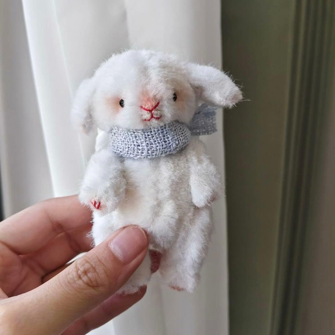 モコモコ羊ちゃん アーティストベア 海外作家様 ハンドメイド ぬいぐるみ 置物