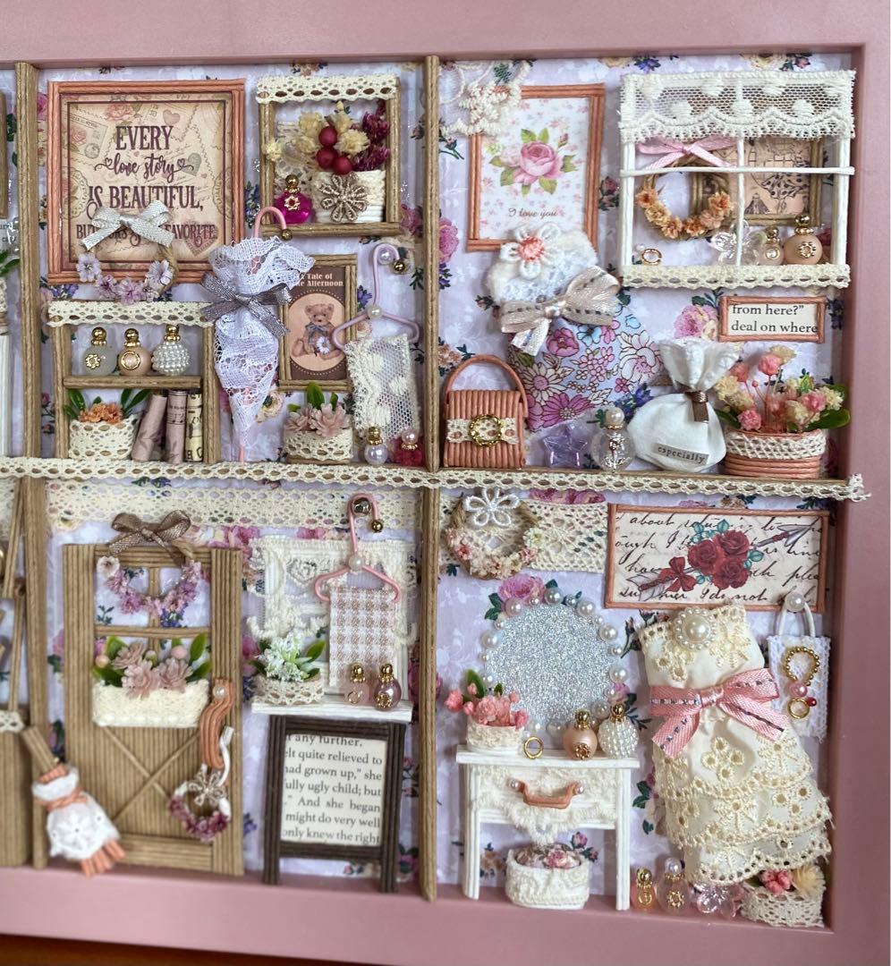 うさぎ様のページ ２点　エコクラフト　ミニチュア雑貨　ハンドメイド