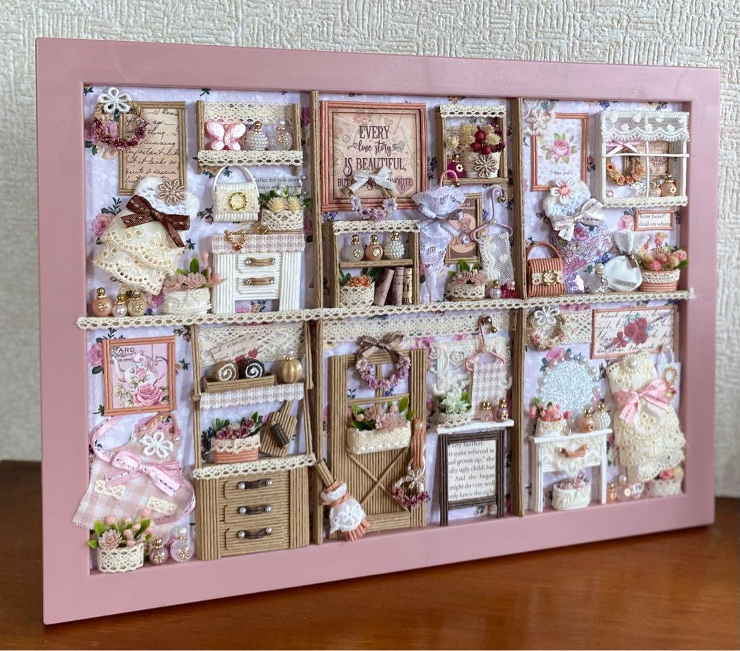 うさぎ様のページ ２点　エコクラフト　ミニチュア雑貨　ハンドメイド