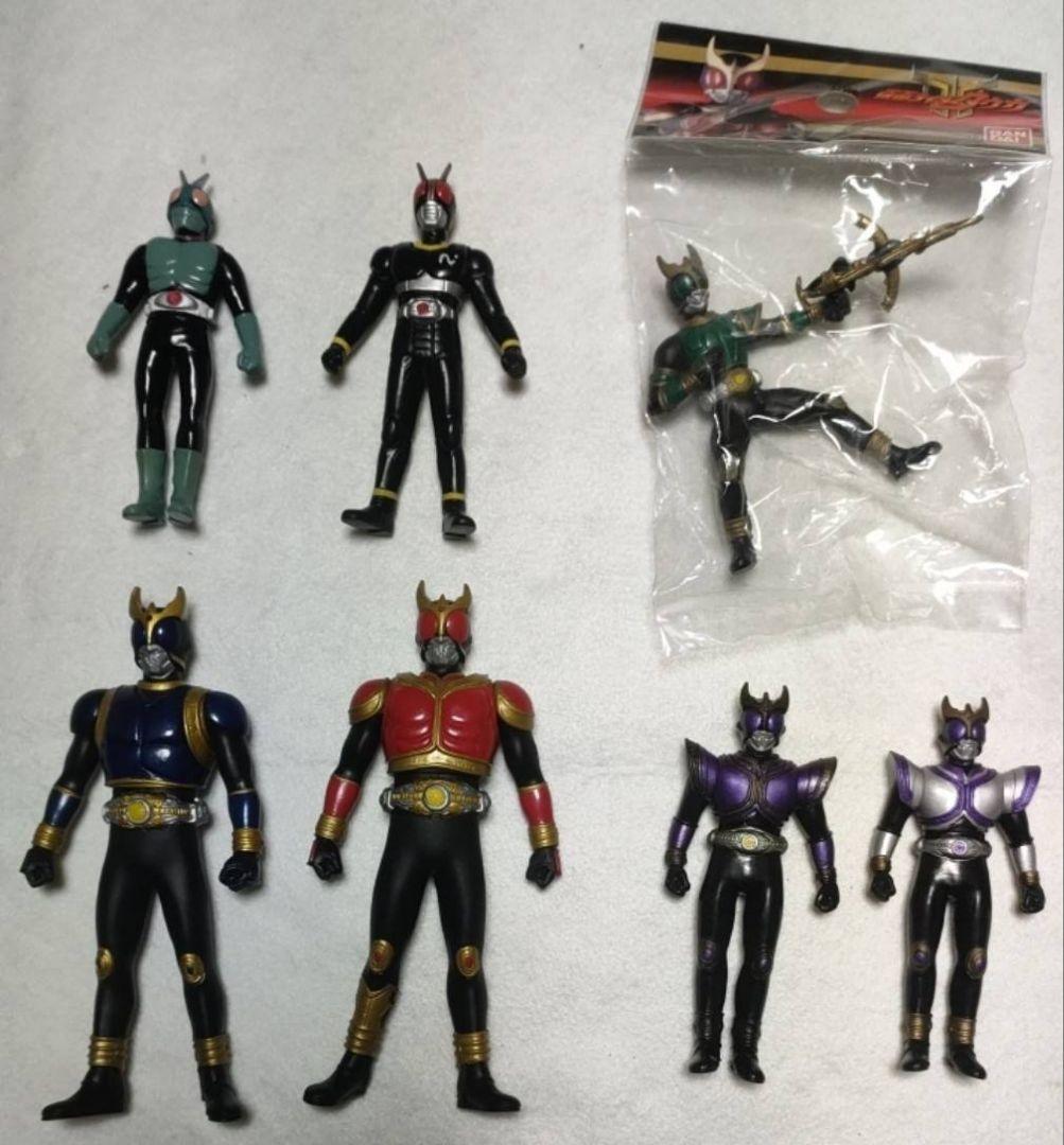 仮面ライダーシリーズ32体＋戦隊3体＋ミニカー5台、片腕の無いザク まとめ売り