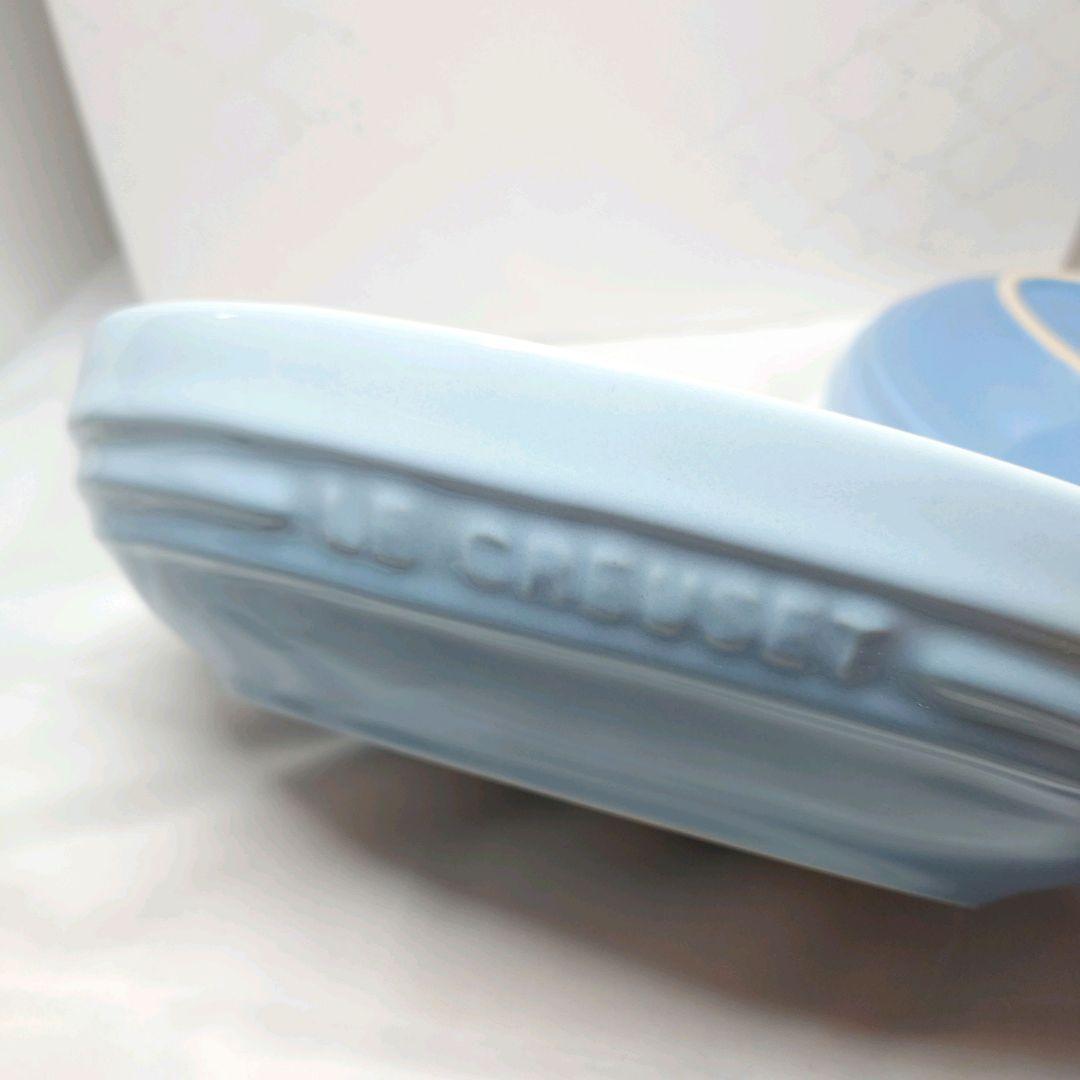 ルクルーゼ　ペア　テーブルウェアセット 　コースタルブルー　6点
