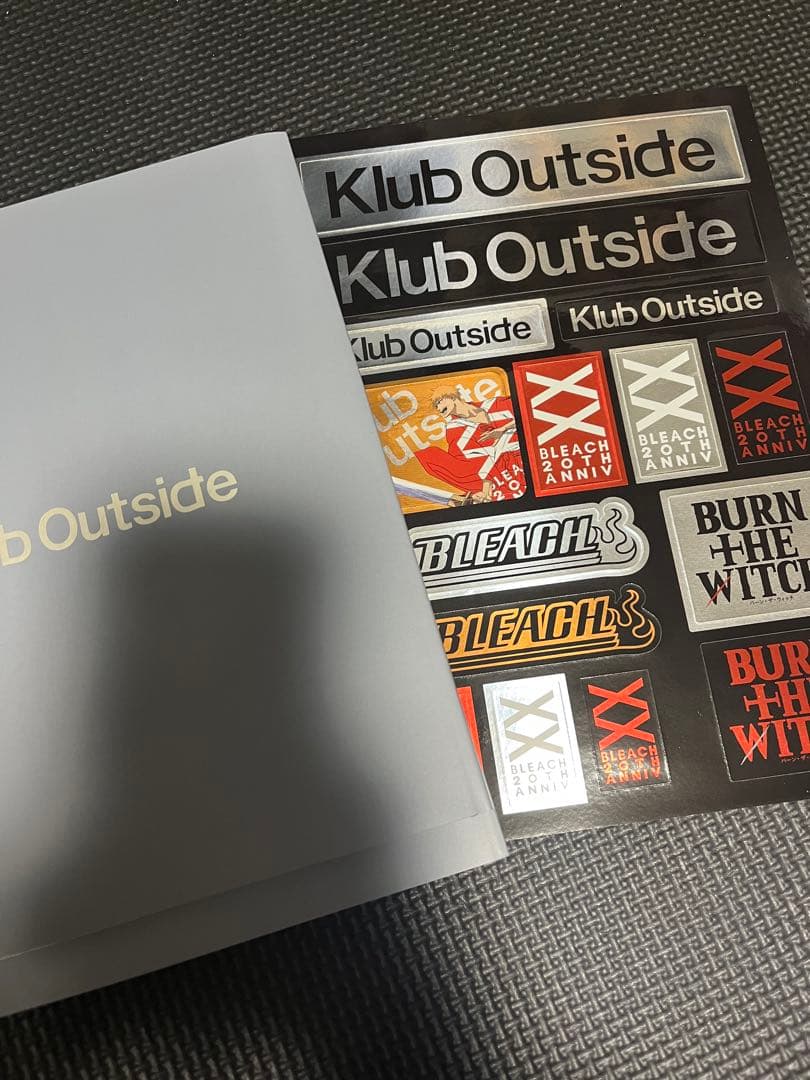 Klub Outside 会報誌 本 4冊セット ステッカー付き 非売品