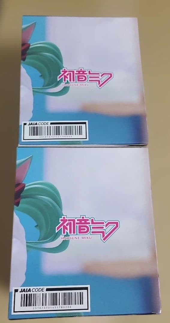 初音ミク Desktop Cute フィギュア 猫耳Tシャツver. 2個セット