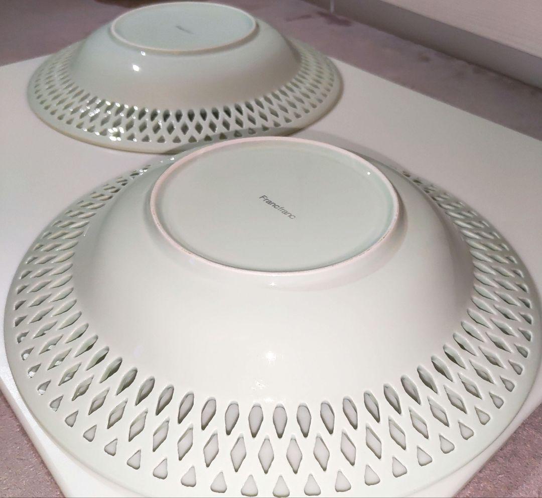 各2枚 食器10点セット パニエシリーズ レース ブレード Francfranc