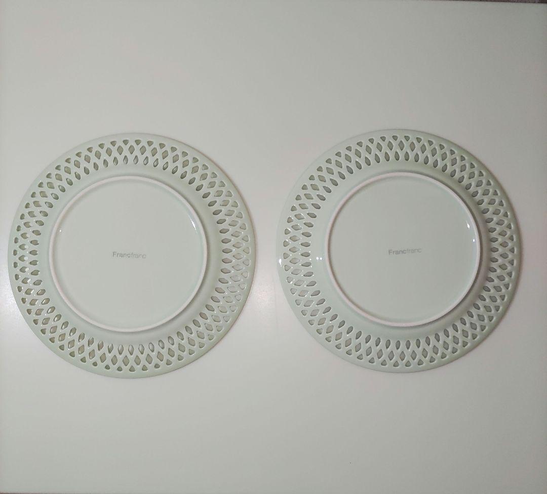 各2枚 食器10点セット パニエシリーズ レース ブレード Francfranc