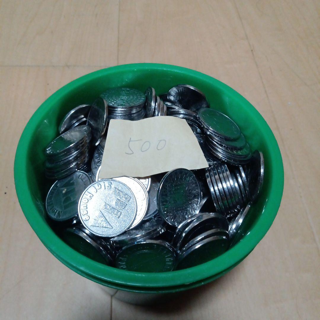 メダル25πバラ柄500枚.メダルジョッキ.ドル箱.メダルカップ3個