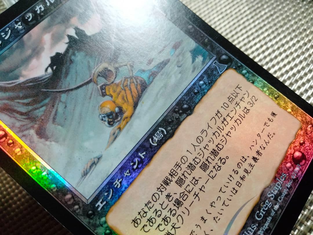 【ご確認用】ウルザズ・デスティニー foil 隠れ潜むジャッカル 日本語 1枚