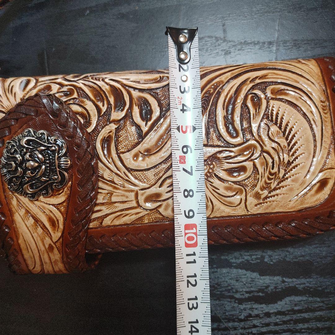 バイカーズウォレット　長財布　ハンドメイド
