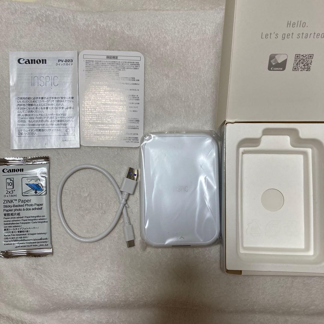Canon INSPIC PV-223-WH フォトプリンター