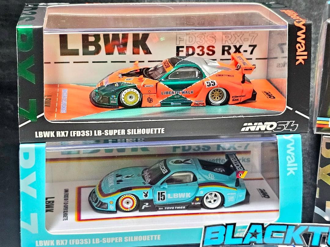 INNO64 イノモデルマツダ RX7 FD3S LBWKスーパーシルエット8個