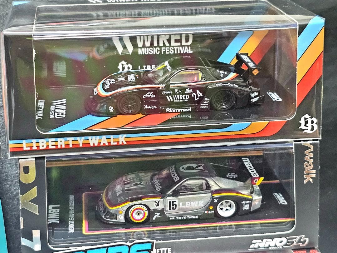 INNO64 イノモデルマツダ RX7 FD3S LBWKスーパーシルエット8個