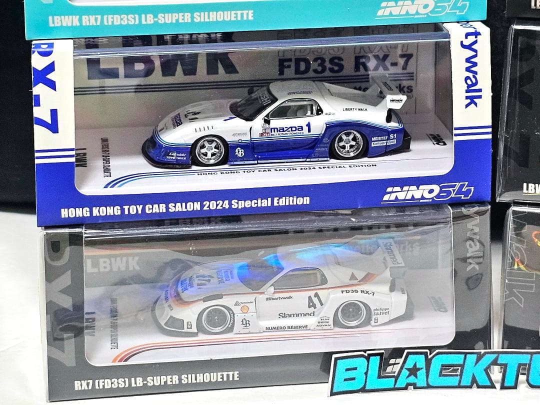 INNO64 イノモデルマツダ RX7 FD3S LBWKスーパーシルエット8個