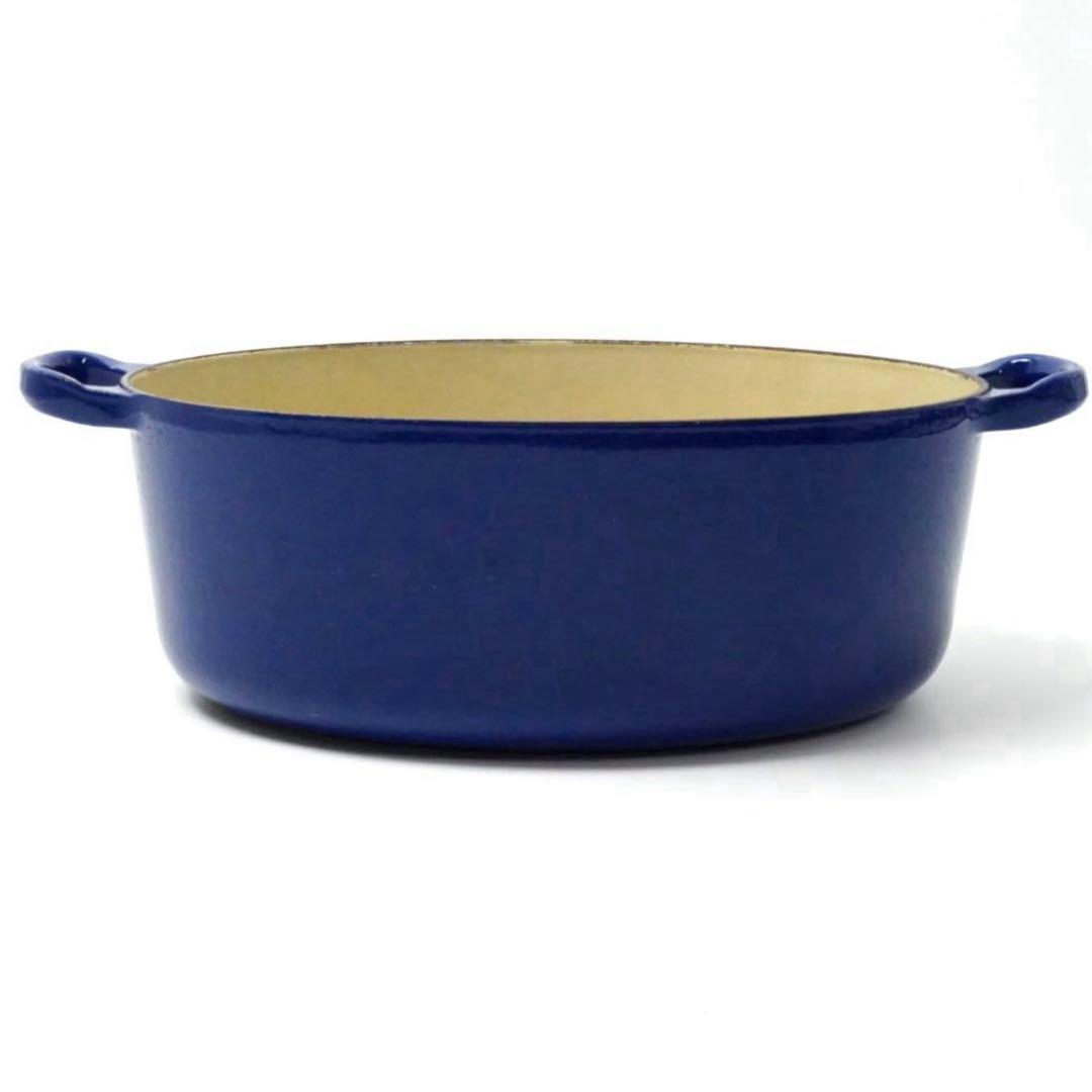 【希少】LE CREUSET　ココット オーバル　エレクトリックブルー　29cm