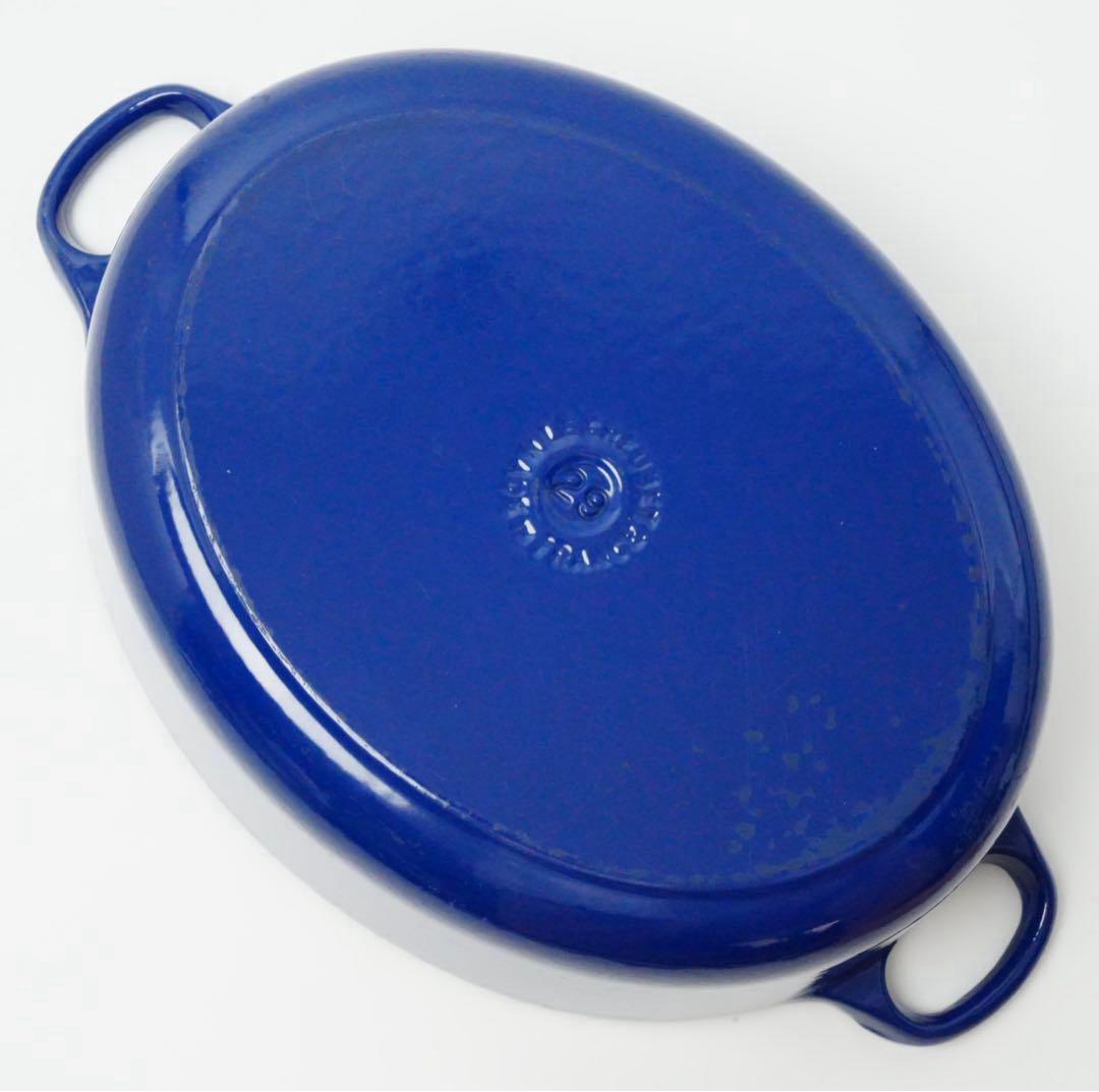 【希少】LE CREUSET　ココット オーバル　エレクトリックブルー　29cm