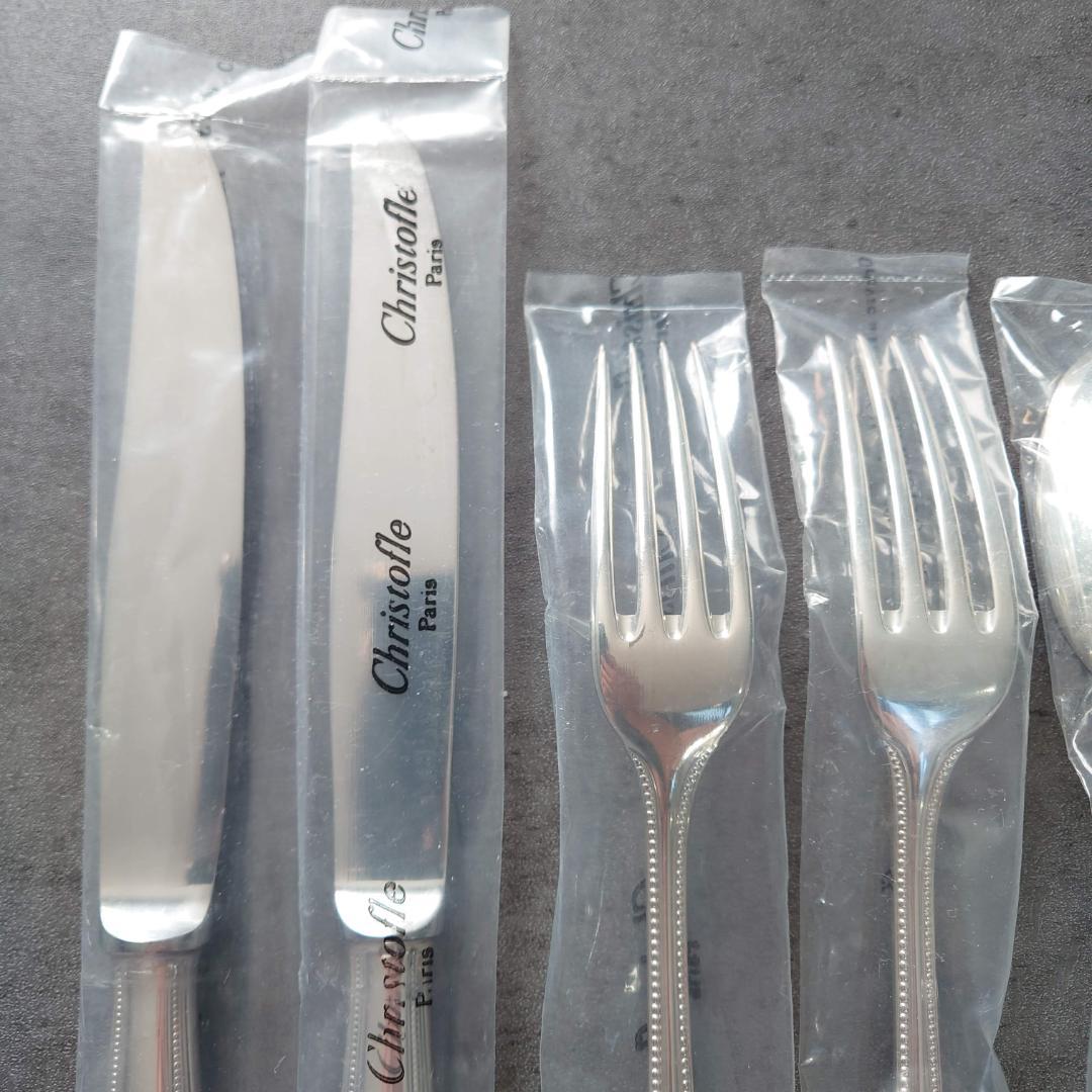 クリストフル パール テーブルサイズ 未開封 6点