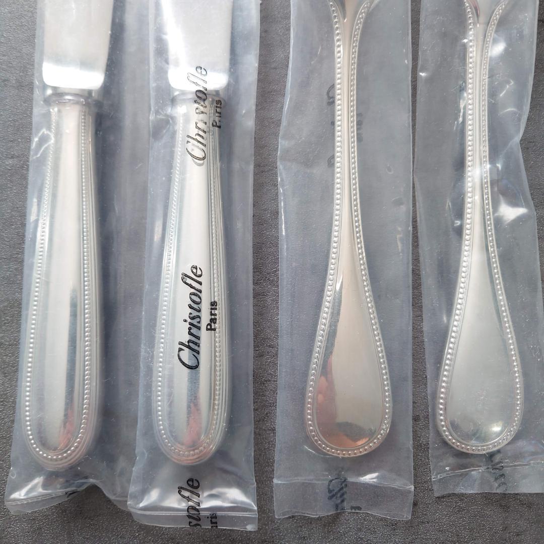 クリストフル パール テーブルサイズ 未開封 6点