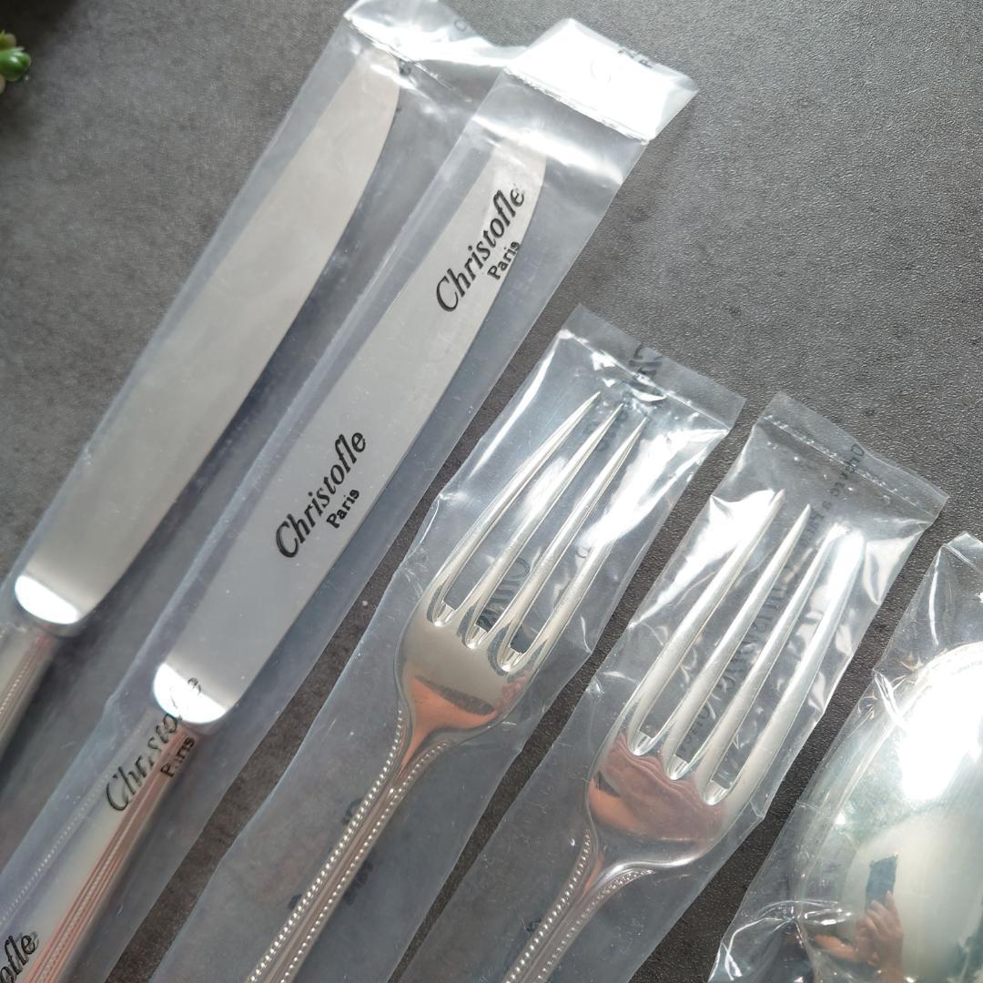 クリストフル パール テーブルサイズ 未開封 6点