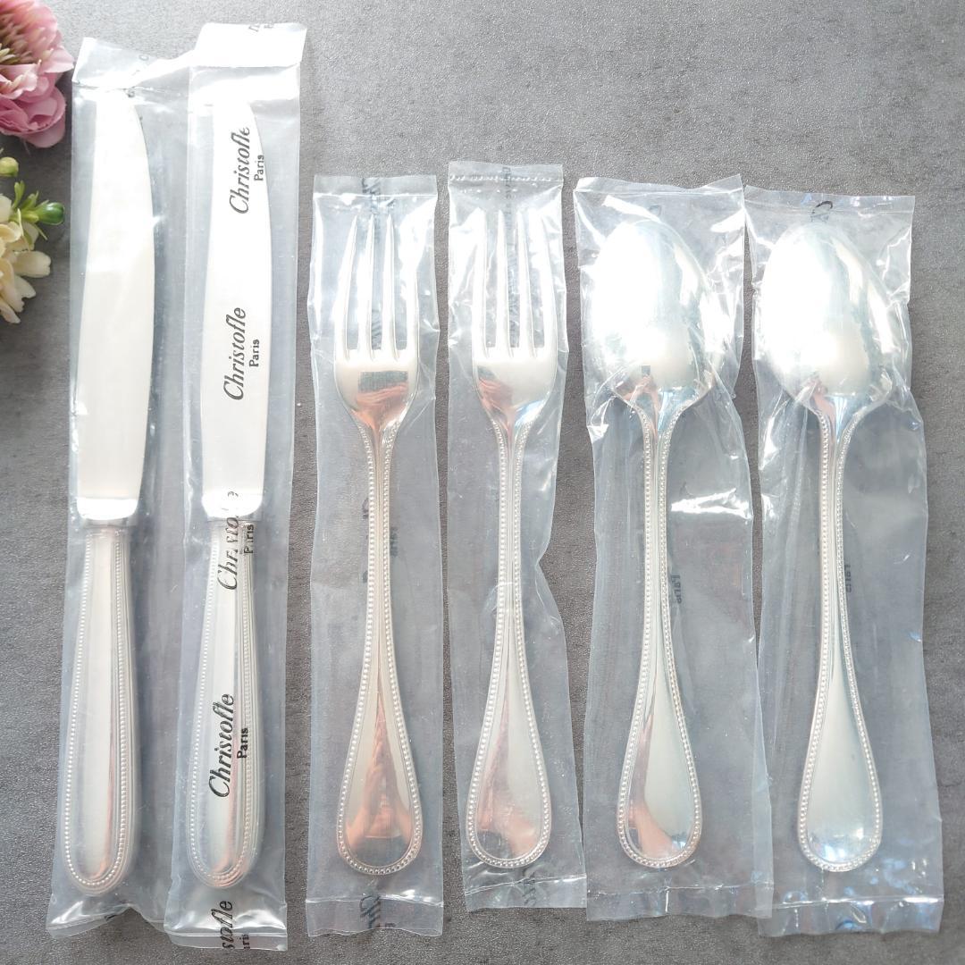 クリストフル パール テーブルサイズ 未開封 6点