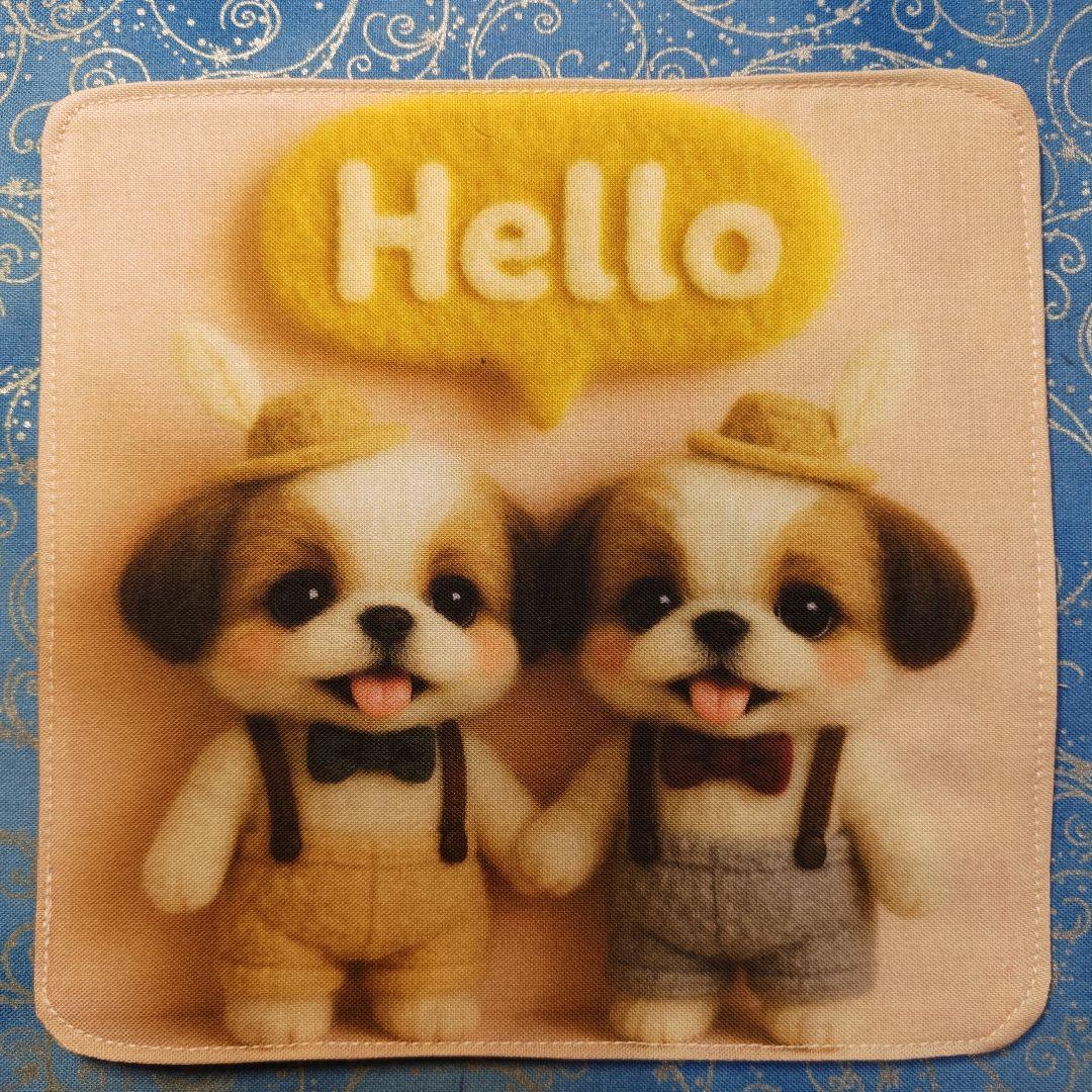 てるみん　ハンカチ　わんこさん柄　17枚