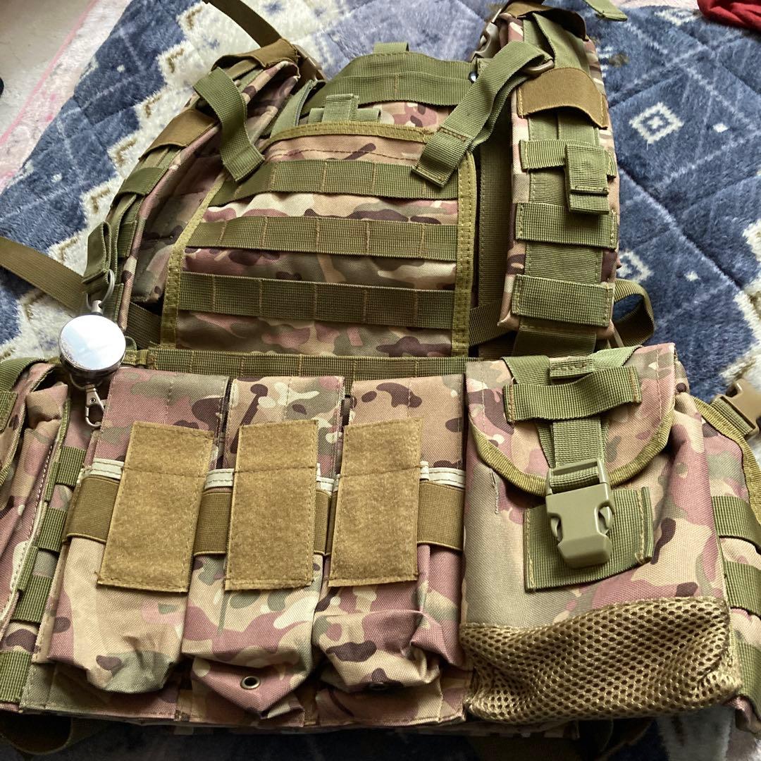 マルチカモフラージュ プレートキャリア