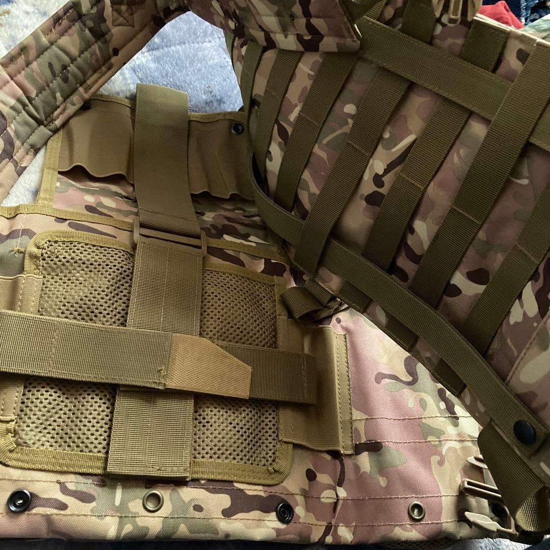 マルチカモフラージュ プレートキャリア