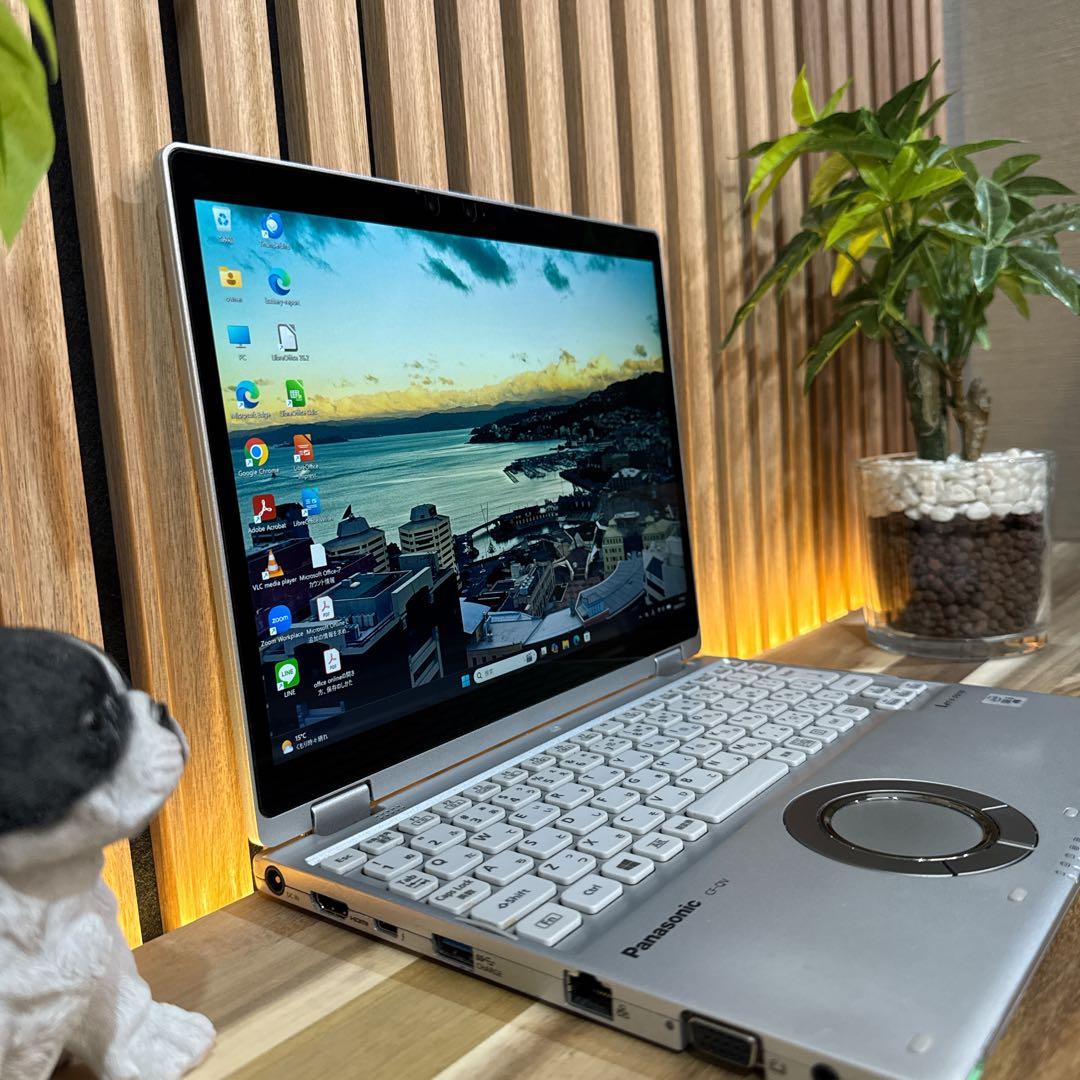 LTE 2in1タッチ対応モデル‼️Let's note QV9☘ノートパソコン