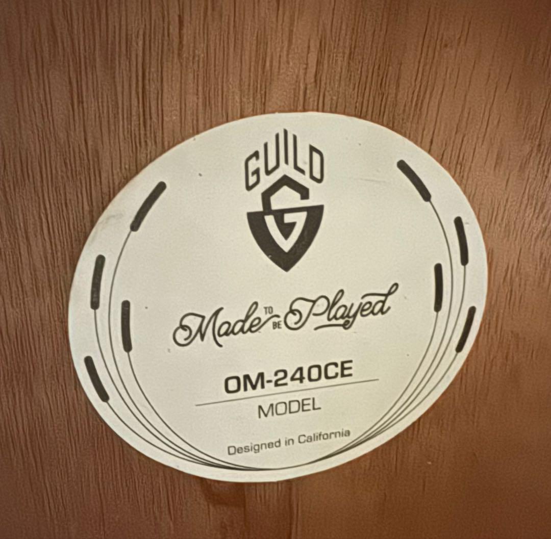 ☆★超美品‼️Guild OM-240CE Naturalオリジナルケース付属★☆