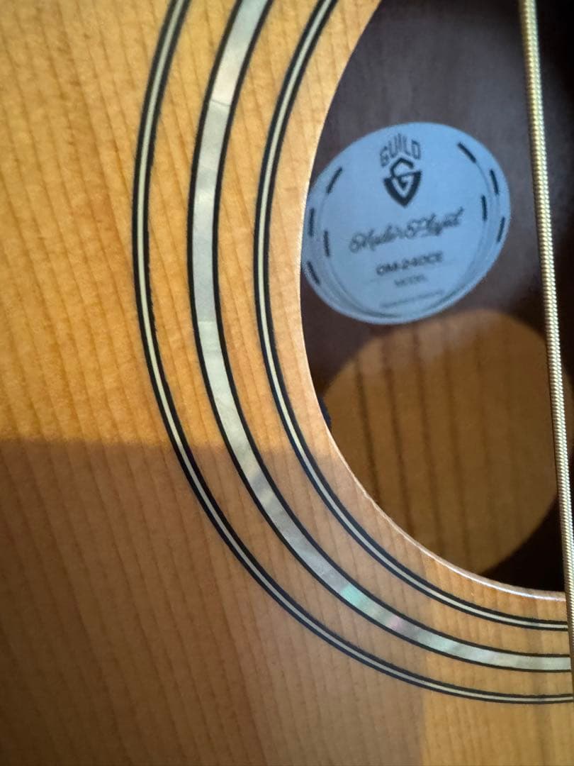 ☆★超美品‼️Guild OM-240CE Naturalオリジナルケース付属★☆