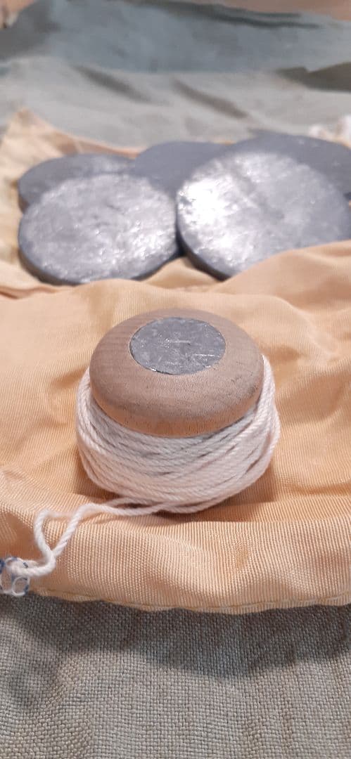 組紐台　重り付き