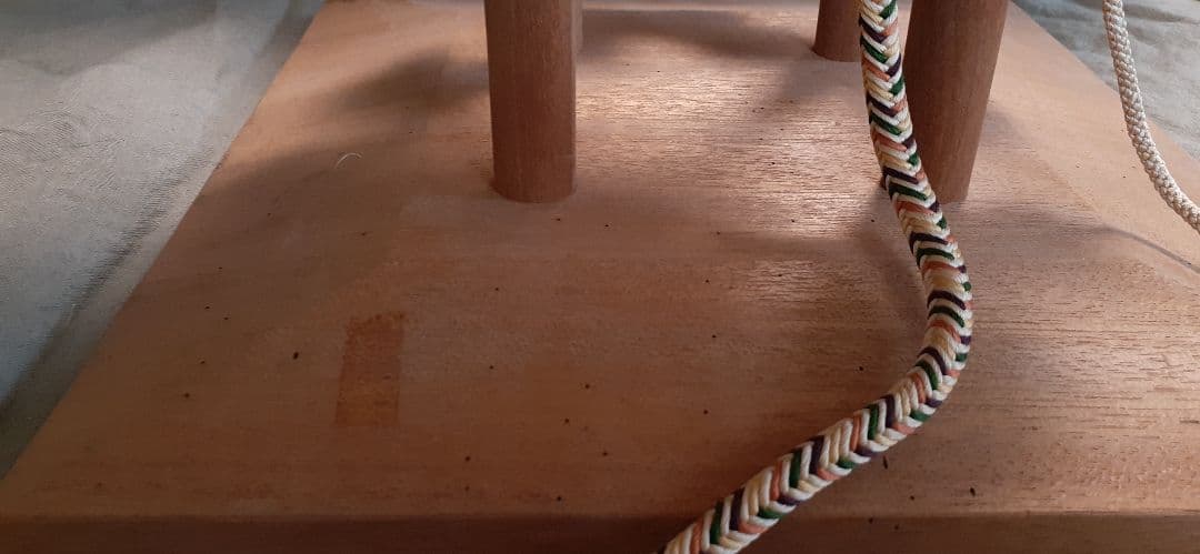 組紐台　重り付き