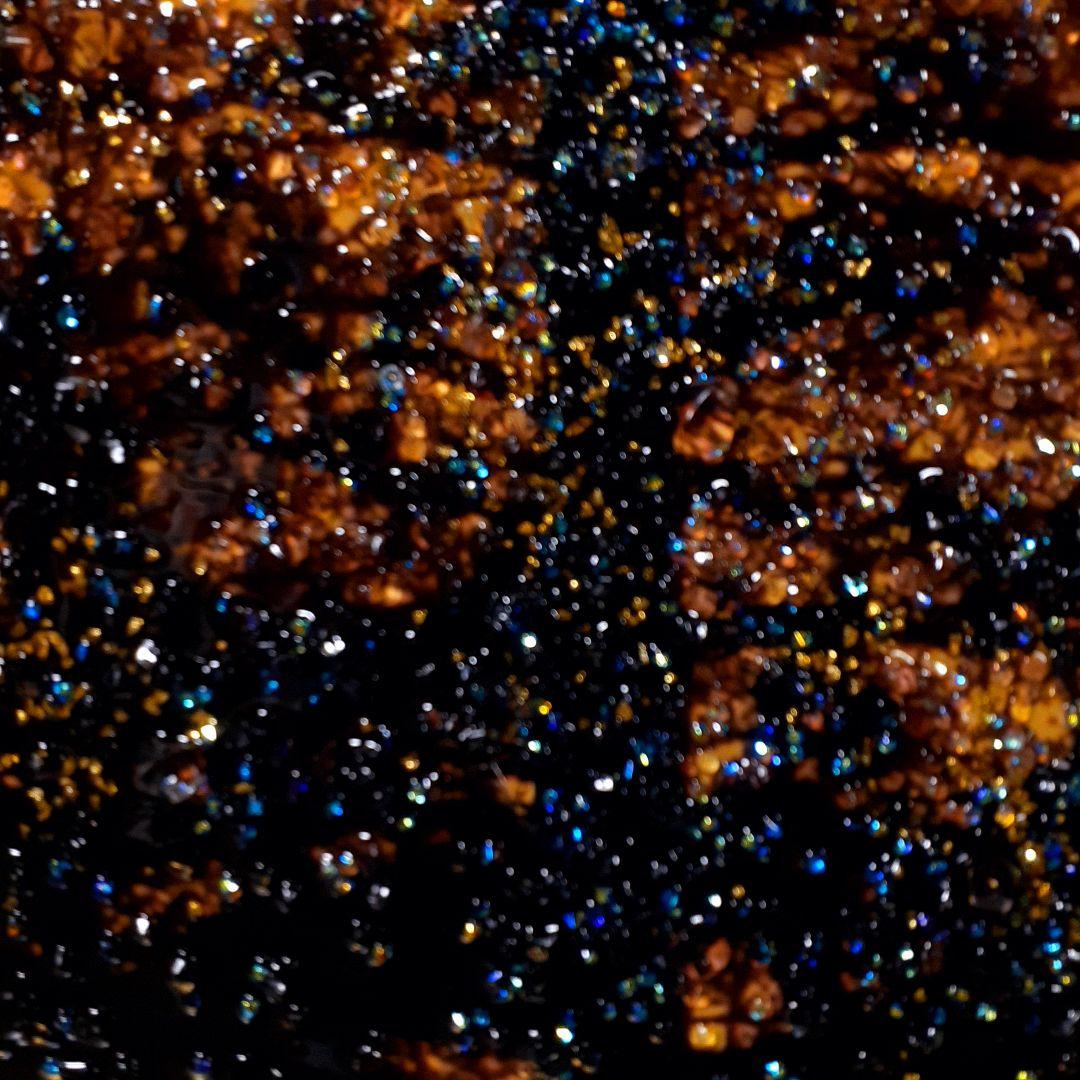 輸入雑貨　天然石　『ムーン』　風景画　水晶石　クリスタル　フレーム付き